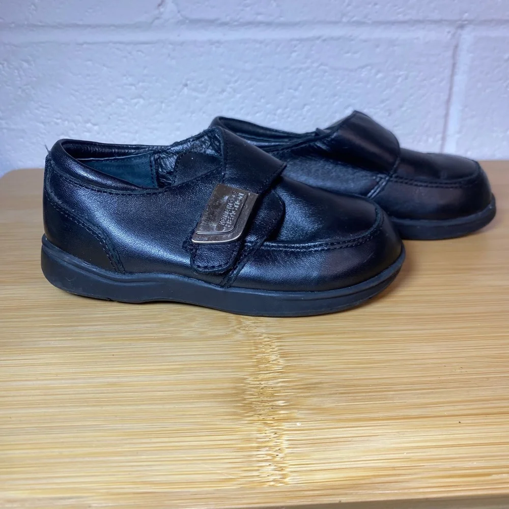 Kenneth Cole Tiny Flex Toddler Black Dress Shoes